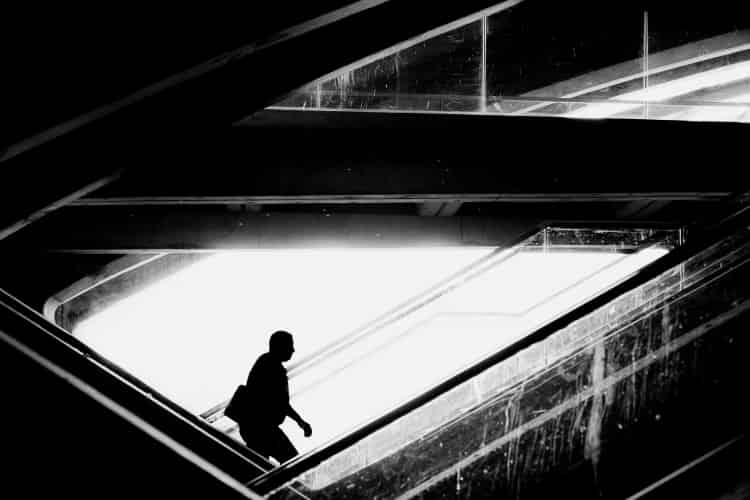 structure and ghost - street photography in lisbon